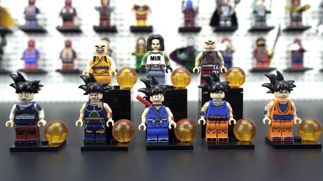 8龍珠minifigures磚台展示