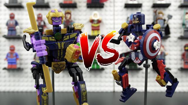 積木模型：薩諾斯VS美國隊長磚集的構建及評審