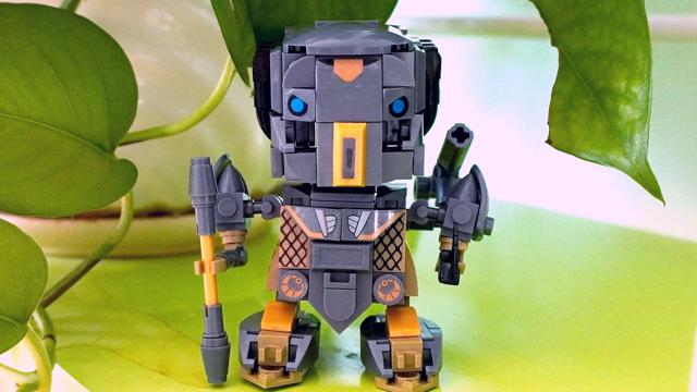 LEGO捕食者可愛brickheadz拆箱和速度建設|非官方的樂高