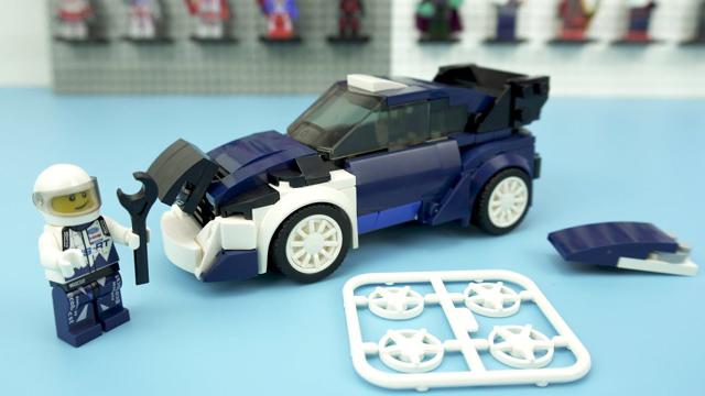 樂高汽車：福特嘉年華M-運動WRC磚集拆箱及建設|非官方的樂高積木