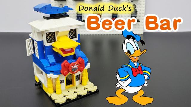 LEGO迪斯尼城堡：唐老鴨的啤酒吧磚套非官方積木