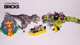 樂高侏羅紀世界75938霸王龍VS恐龍戰鬥速度建立