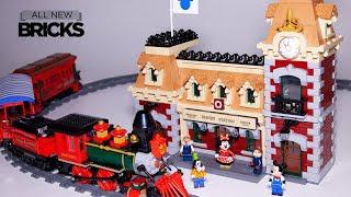Lego Disney 71044 Диснеевский поезд и скорость станции построить