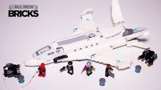 遠離家鄉的樂高蜘蛛俠76130斯塔克噴氣式飛機和無人機攻擊速度建立