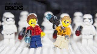 樂高城市VS樂高星球大戰鐳射標籤大戰微縮動畫