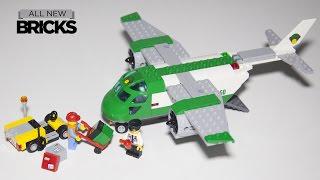 Lego город 60101 аэропорт грузовой самолет скорость построения