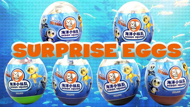 6出奇蛋，海洋小英雄磚套LEGO octonauts