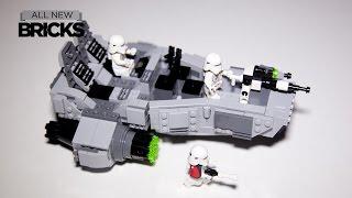 樂高星球大戰75100第一批雪地飛車加速建造