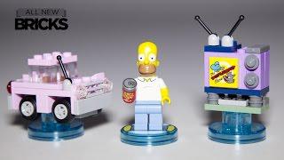 樂高尺寸71202辛普森一級包速度構建