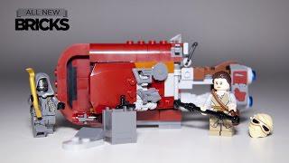 樂高星球大戰75099雷伊的加速器加速建造