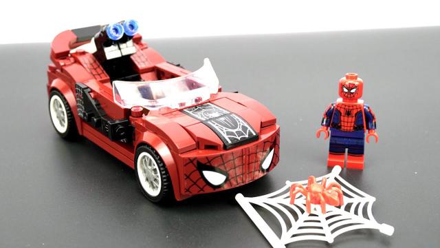 樂高蜘蛛俠跑車磚集展示與建設|中國LEGO sy1354b