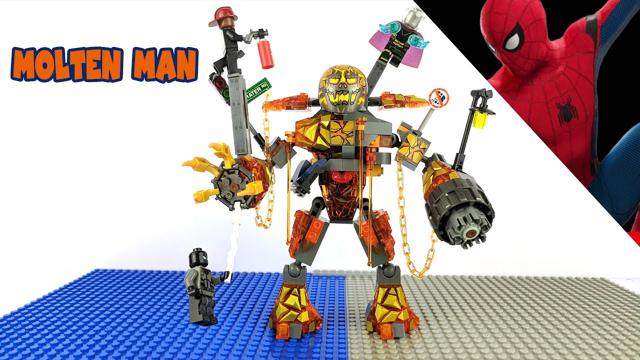 樂高蜘蛛俠:遠離家鄉熔融人戰速構建非官方LEGO 76128 | prck64020