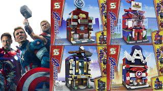 開啟4個超級英雄商店街景佈景，鋼鐵俠面具商店，雷神武器商店