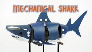 機械鯊魚磚組可以移動，快速建造和展示，非官方樂高sy7006d