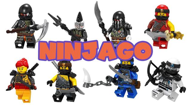 LEGO ninjago minifigures（敲除）示出