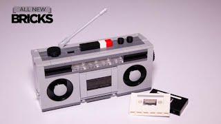 樂高我的第一個帶有盒式磁帶和電池的80年代版收音機SPEED BUILD克里斯·麥克維(Chris McVeigh)