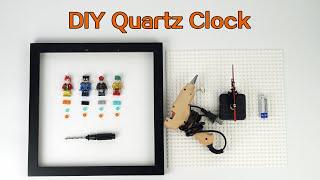 如何製作微型樂高石英鐘(DIY)