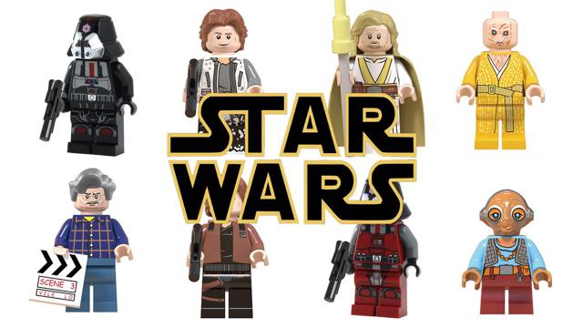 樂高星球大戰系列minifigures顯示，非官方的樂高