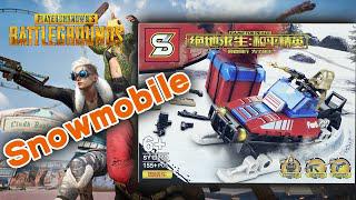 樂高絕地求生車4/4：絕地求生雪地摩托積木開箱速造|非官方樂高sy1327d