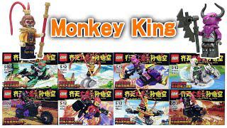 樂高孫悟空：8盒孫悟空妖牛王磚頭套裝|非官方樂高