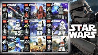 樂高星球大戰:9名風暴士兵、迷你人物、磚頭佈景、拆箱和建造|非官方樂高裝飾901-9