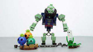 樂高植物大戰殭屍2：騎士殭屍vs保齡球拆箱與建造|非官方樂高