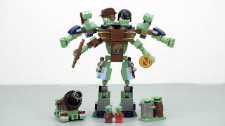 樂高植物大戰殭屍2：4合1摧毀巨型建築|非官方樂高