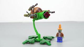 樂高植物vs殭屍：土撥鼠、磚頭、拆箱和建築|非官方樂高