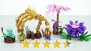 樂高植物大戰殭屍2：殭屍盆磚佈景拆箱和快速構建|非官方樂高