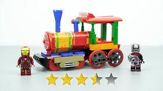 樂高螞蟻人火車磚套裝拆箱建造|非官方樂高