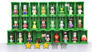 植物大戰殭屍2盲盒磚套裝拆箱表演|下篇25盒