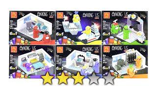 樂高在我們中間：6合1太空艙磚套裝拆箱和建造|非官方樂高