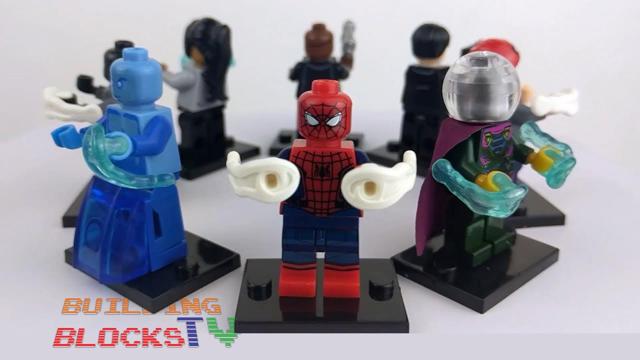 樂高蜘蛛俠遠離家鄉8 minifigures，非官方的樂高