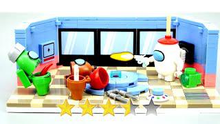 樂高在美國自助餐廳中用磚塊拆箱和建造|非官方樂高