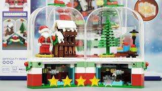 樂高聖誕：聖誕燈旋轉盒搭建與展示|非官方樂高