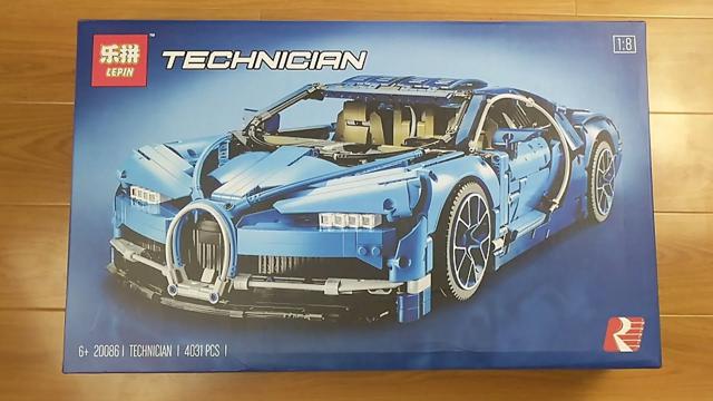 拆箱瘦素20086  - 克隆LEGO藍色布加迪Chiron公司42083