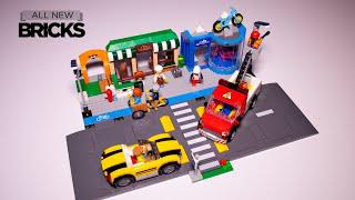 樂高城60306購物街快速打造2021年新街牌