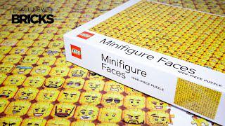 Lego мини-фигура сталкиваются с головоломки скорость построения-1000 штук