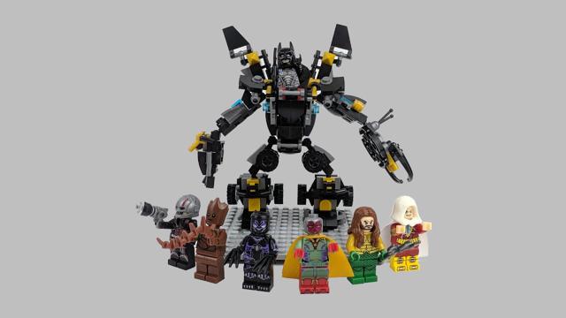 在1 LEGO超級英雄7至蝙蝠俠機器人積木兼容，非官方LEGO蝙蝠俠