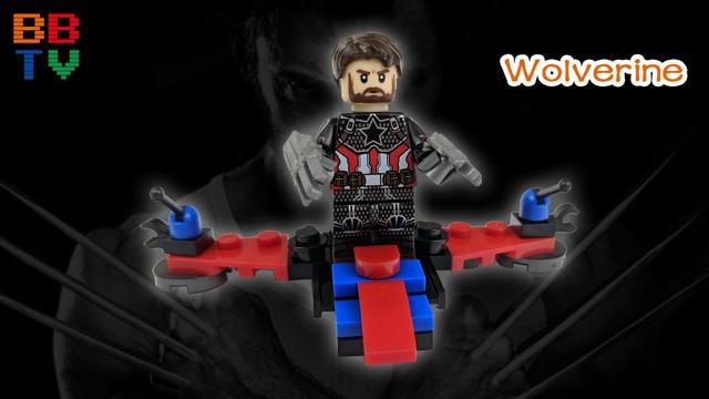 樂高Marvel超級英雄傳：金剛狼，積木兼容非官方的樂高