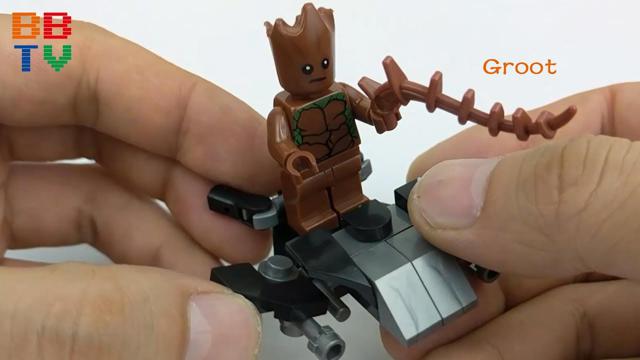打造奇蹟的超級英雄：格魯特，積木兼容非官方的樂高