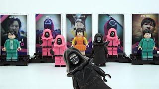 樂高魷魚遊戲10小精靈開箱秀|오징어게임123|非官方樂高