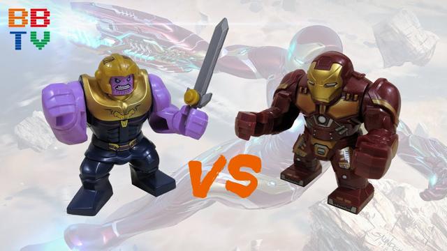 很簡單！樂高復仇者超級英雄：薩諾斯VS鐵哥們，兼容的，非官方的樂高