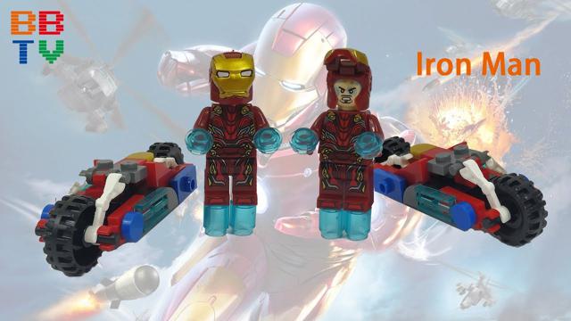 樂高復仇者無限戰爭的超級英雄：鐵人，積木兼容的，非官方的樂高