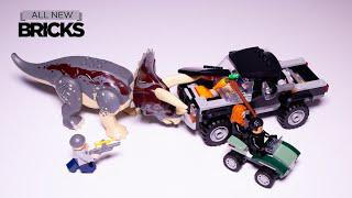 樂高侏羅紀世界76950三角龍皮卡伏擊加速打造