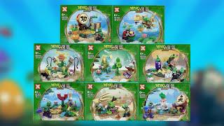 植物大戰殭屍功夫世界8合1套積木拆箱為樂高粉絲打造