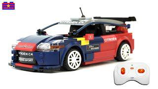 CADA雪鐵龍C4WRC 2008賽車拆箱及樂高車迷積木