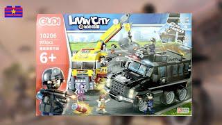 古地市：颶風救援積木開箱建造