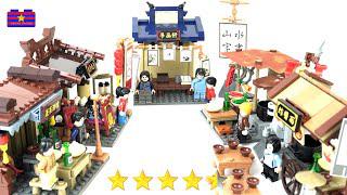 老北京復古街景磚套裝拆箱與建造