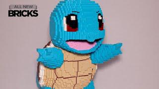 размер в натуральную величину LEGO pokemon Squirtle by Bricker строит скорость гидрочерепахи